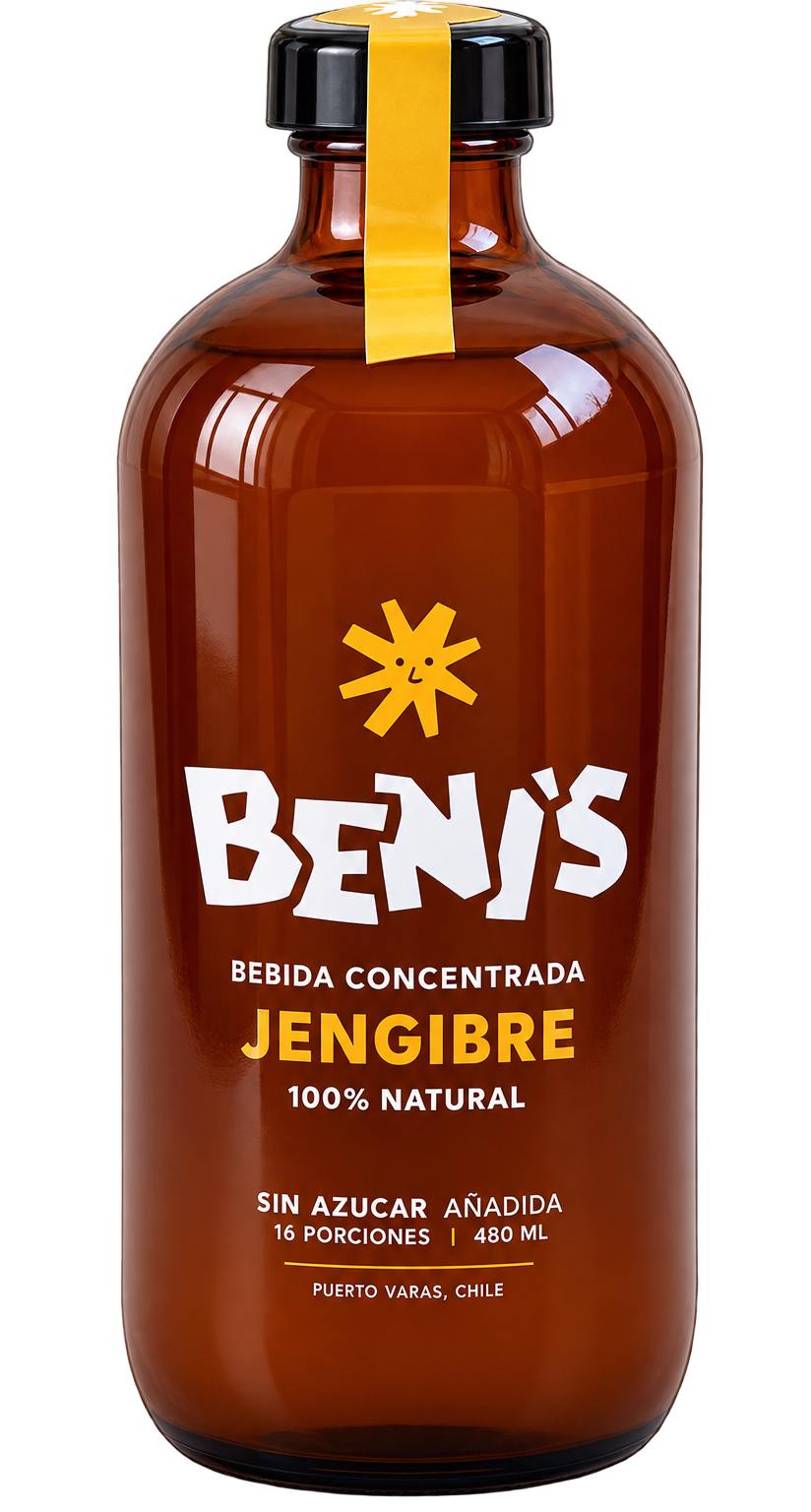 Botella Beni’s de jengibre, 480 ml